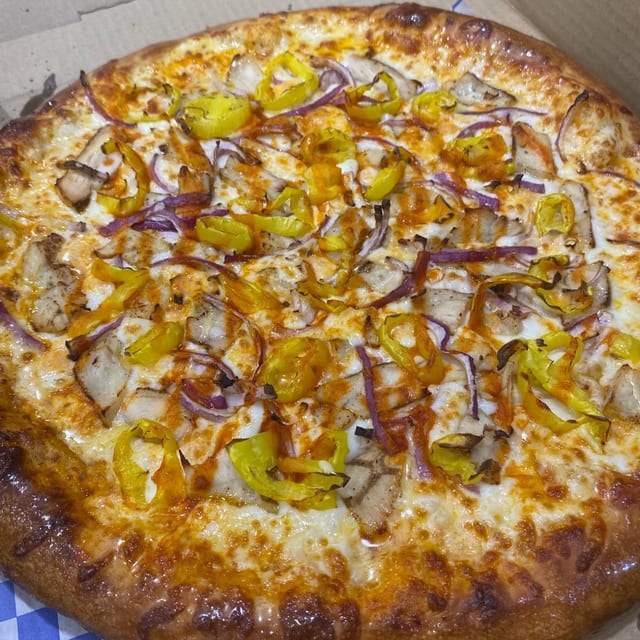 Buffalo Chicken Pizza.