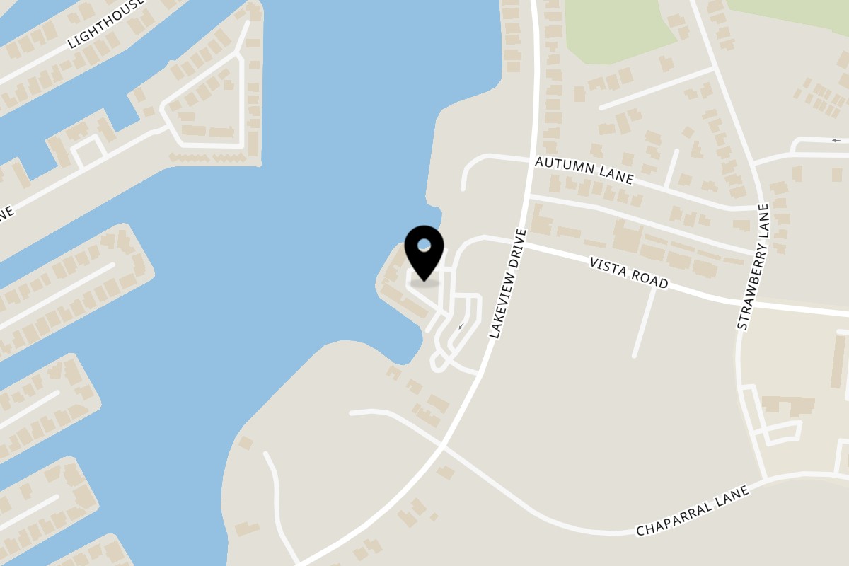 Map showing the location of Gridiron Pizza Helendale At The Lake on 27170 Lakeview Dr #402 in Helendale